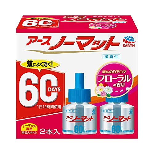アースノーマット　取替えボトル60日用　微香性 容量45ML アース製薬 殺虫剤・ハエ・蚊