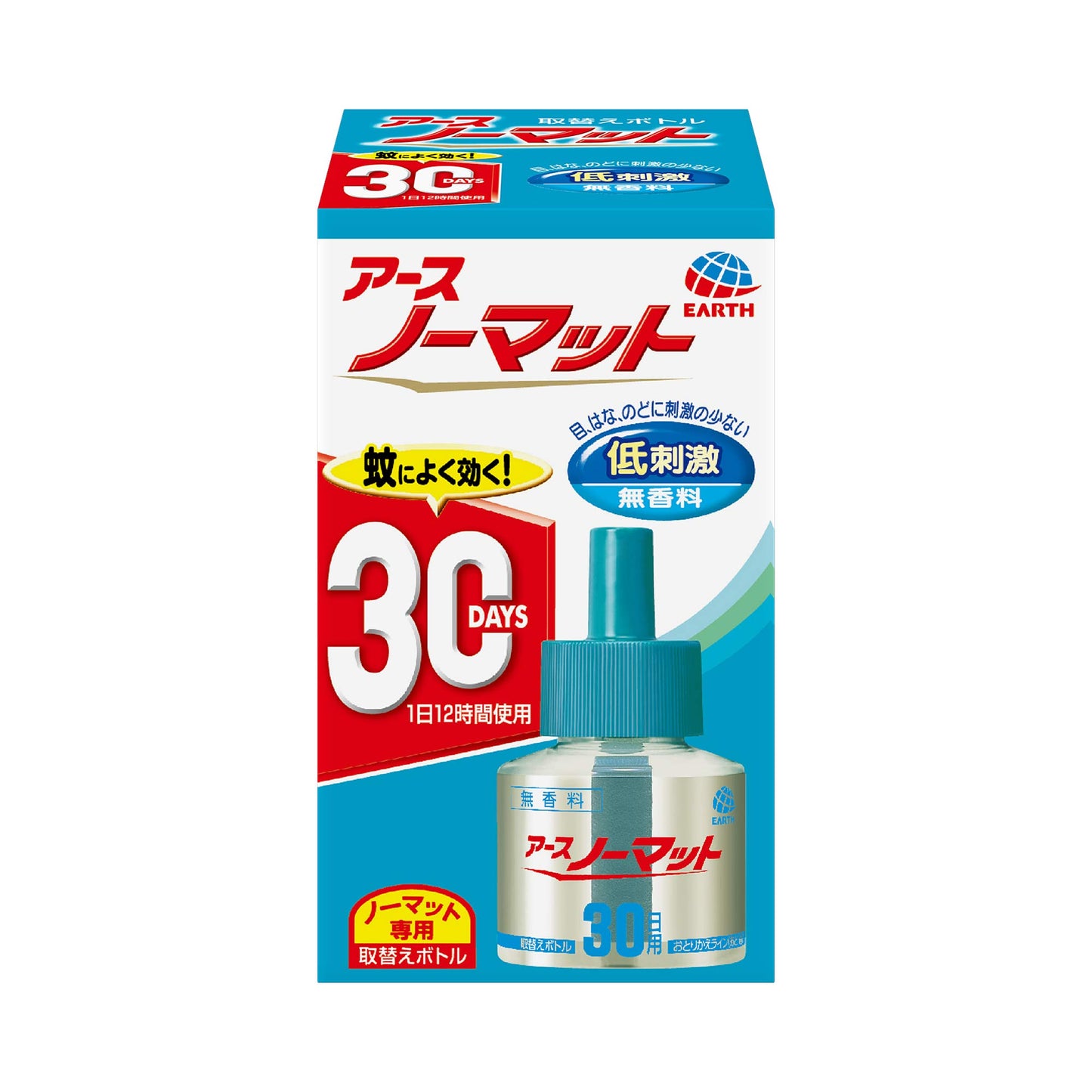 アースノーマット　取替えボトル30日用　無香料　1本入 容量45ML アース製薬 殺虫剤・ハエ・蚊