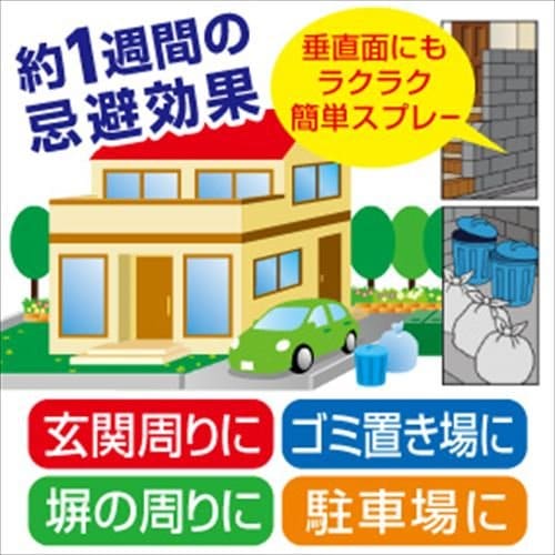 イヌ・ネコのみはり番スプレー４５０ＭＬ 容量450ML アース製薬 園芸用品・忌避剤