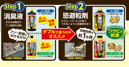 イヌ・ネコの消臭液１０００ＭＬ 容量1000ML アース製薬 園芸用品・忌避剤
