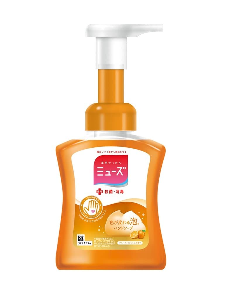 泡ミューズフルーティーフレッシュ本体 容量250ML レキッドベンキーザー ハンドソープ