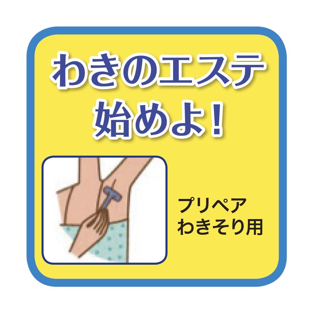 プリペア　わきそり用 容量3個ファイントゥデイ 女性用カミソリ