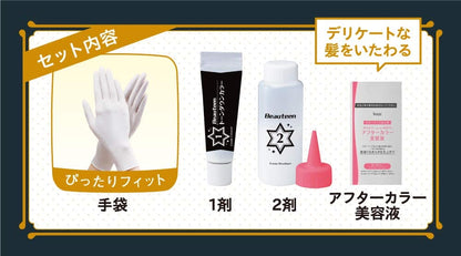 Beauteen（ビューティーン）　トーンダウンカラー　ナチュラルブラウン 容量128ML ヘアカラー・黒髪用