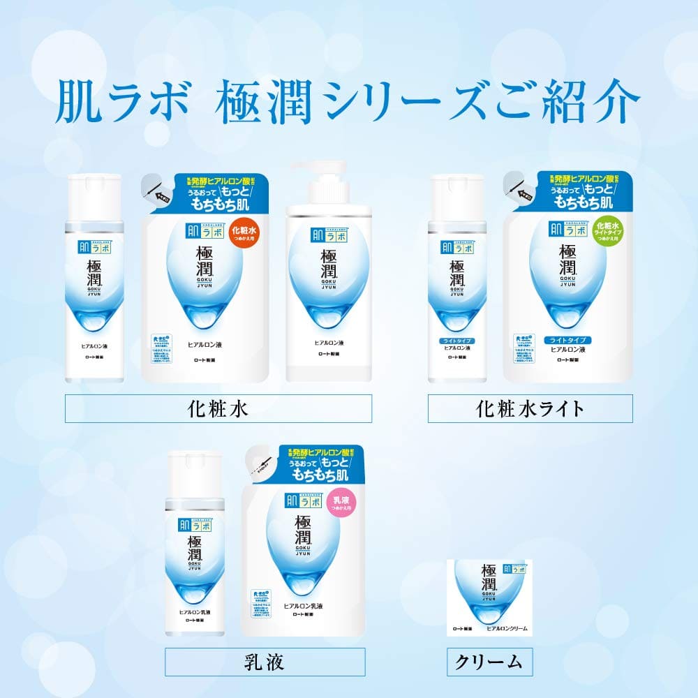 肌研（ハダラボ）　極潤ヒアルロン乳液　つめかえ用 容量140ML ロート製薬 化粧品