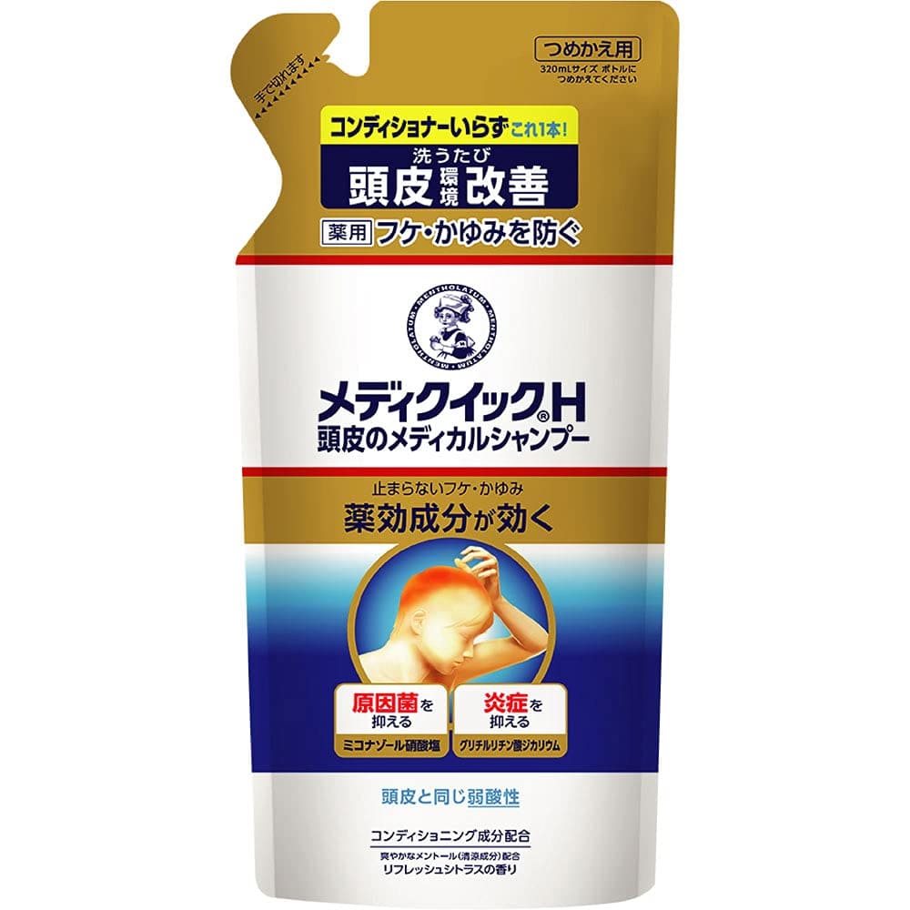 メディクイックＨ　頭皮のメディカルＳＰ　かえ 容量280ML ロート製薬 シャンプー