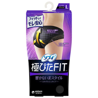 ソフィ　極ぴたＦＩＴエレガントフィットＬブラック 容量1個 ユニ・チャーム（ユニチャーム） 生理用品