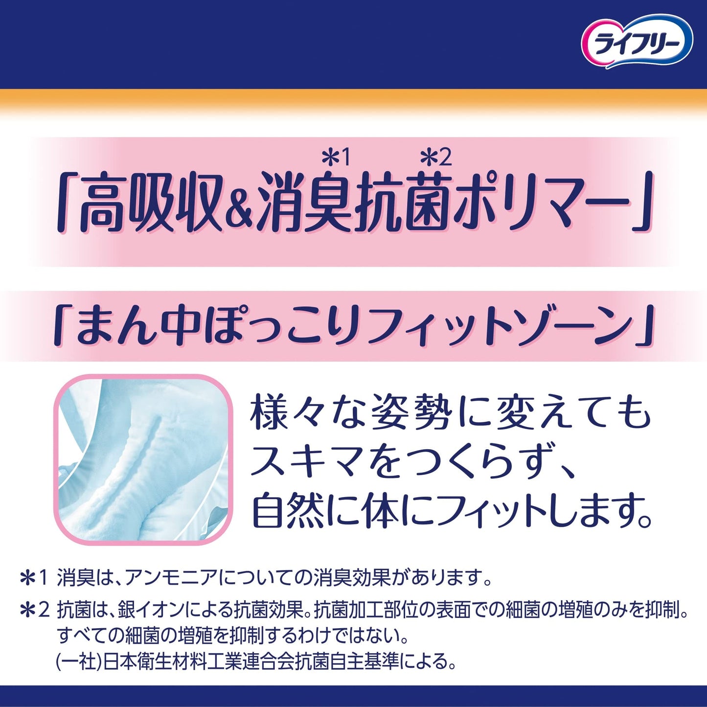 ライフリー一晩中安心尿とりパッド１４枚 容量14マイ ユニ・チャーム（ユニチャーム） 大人用オムツ