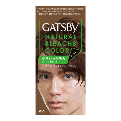 ギャツビー　ナチュラルブリーチカラー　クラシックモカ　（医薬部外品） 1個容量1組 マンダム