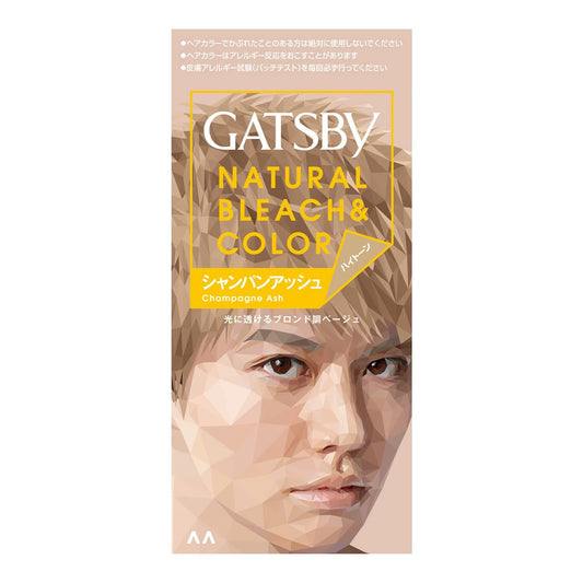 ギャツビー　ナチュラルブリーチカラー　シャンパンアッシュ　（医薬部外品） 容量1組 マンダム