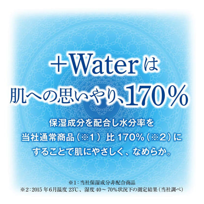 エリエール＋ＷＡＴＥＲポケット１４Ｗ×１４個 容量28枚 大王製紙 ティッシュ