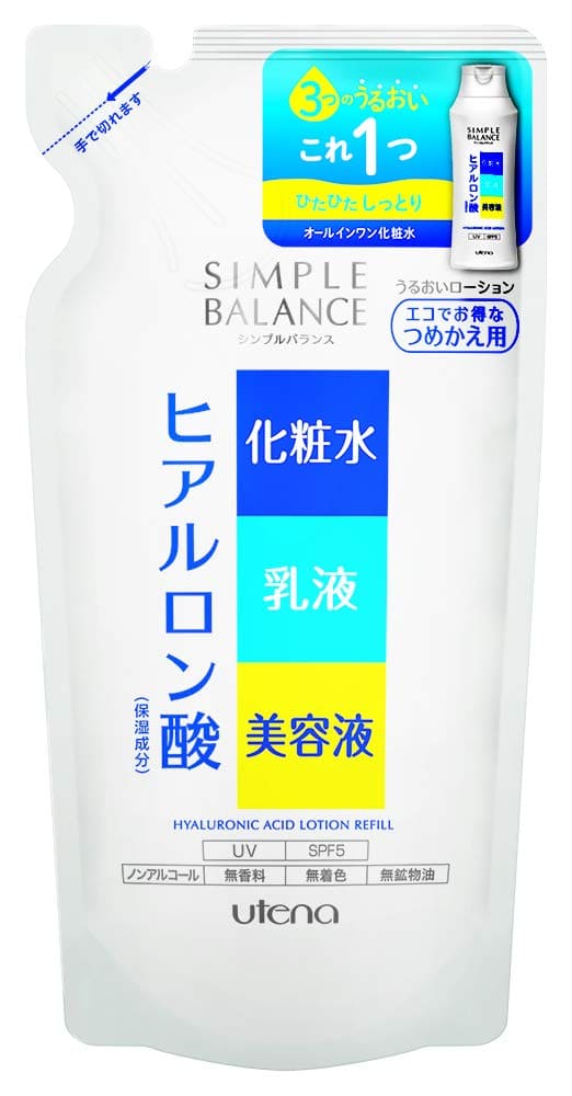 シンプルバランス　うるおいローション（つめかえ用） 容量200ML ウテナ 化粧水・ローション