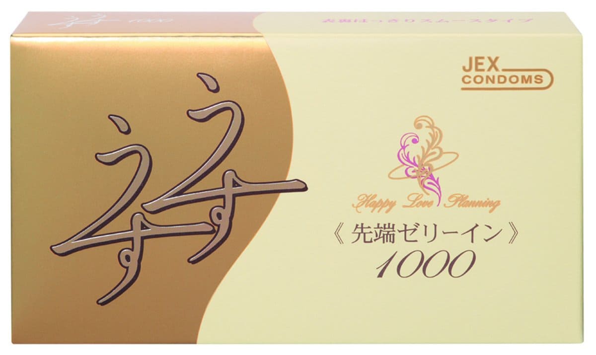 うすうすＲ１０００　２個 容量2個 ジェクス コンドーム