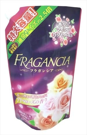 柔軟剤フラガンシアローズ大容量詰替 容量1500ML ロケット石鹸 柔軟剤