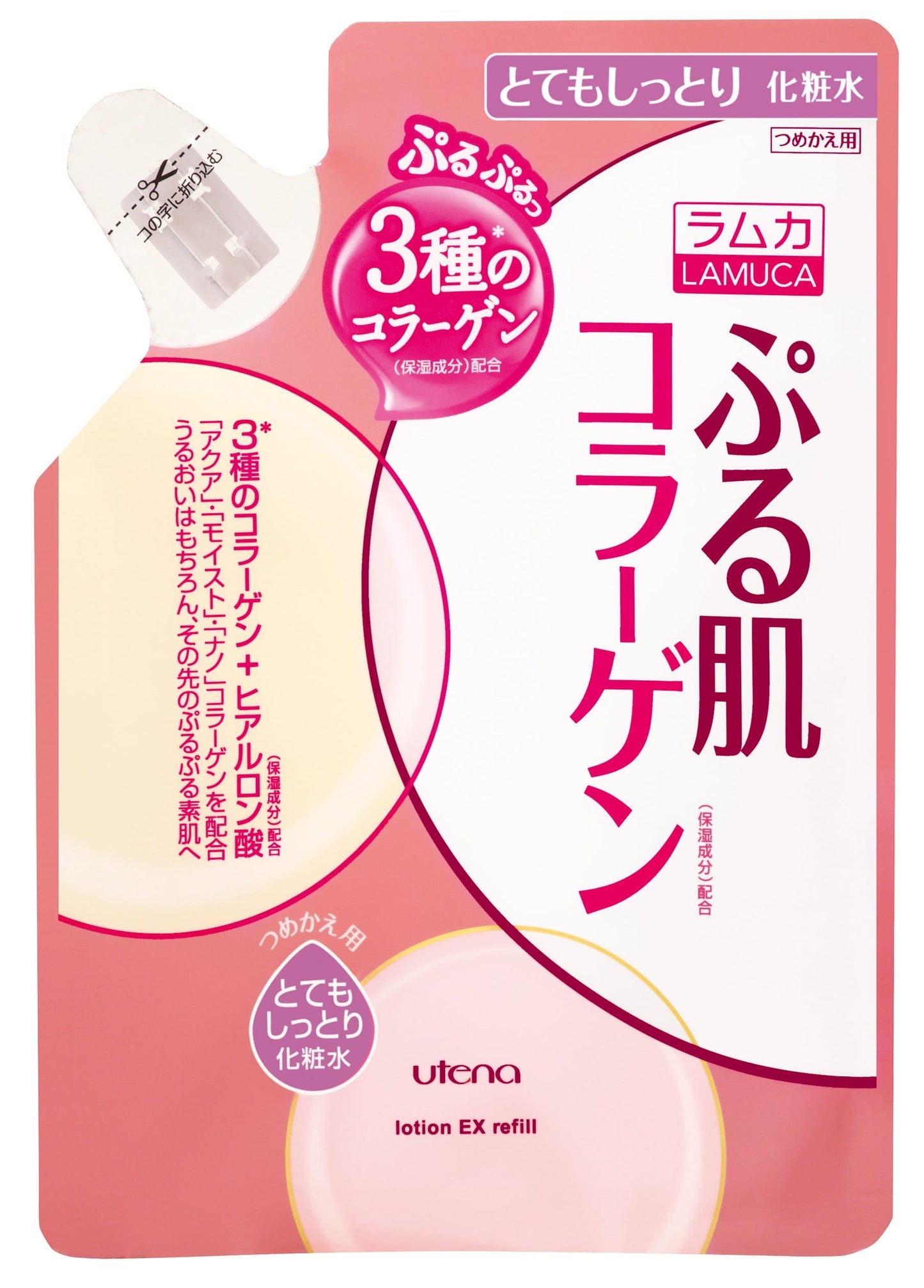 ラムカ　ぷる肌化粧水　とてもしっとり　つめかえ用 容量180ML ウテナ 化粧水・ローション