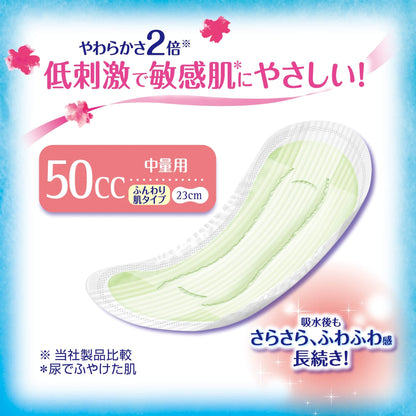 チャームナップ　ふんわり肌中量用　１６枚 容量16枚 ユニ・チャーム（ユニチャーム） 生理用品