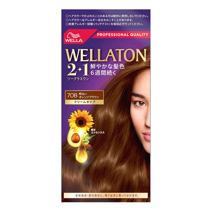 ウエラトーンツープラスワン　クリームタイプ　７ＯＢ 容量120G ヘアカラー・白髪用