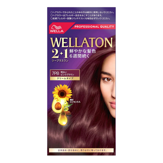 ウエラトーンツープラスワン　クリームタイプ　７ＰＢ 容量120G ヘアカラー・白髪用