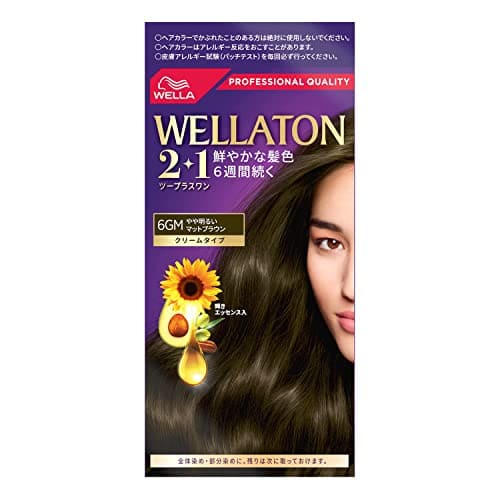 ウエラトーンツープラスワン　クリームタイプ　６ＧＭ 容量120G ヘアカラー・白髪用