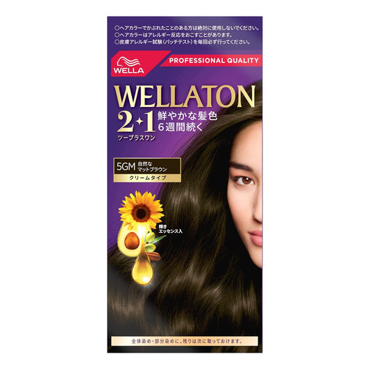 ウエラトーンツープラスワン　クリームタイプ　５ＧＭ 容量120G ヘアカラー・白髪用