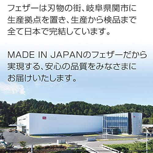 家庭整髪用カット替刃　 10枚容量10枚 フェザー安全剃刀 男性用カミソリ