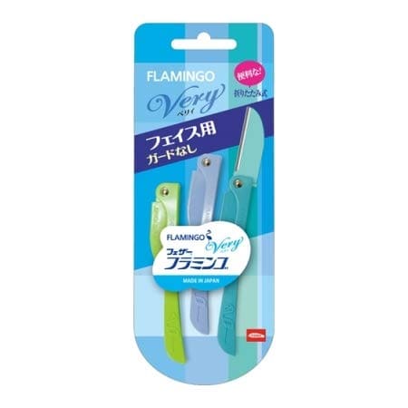 フラミンゴ　ベリィ 3本容量3本 フェザー安全剃刀 女性用カミソリ