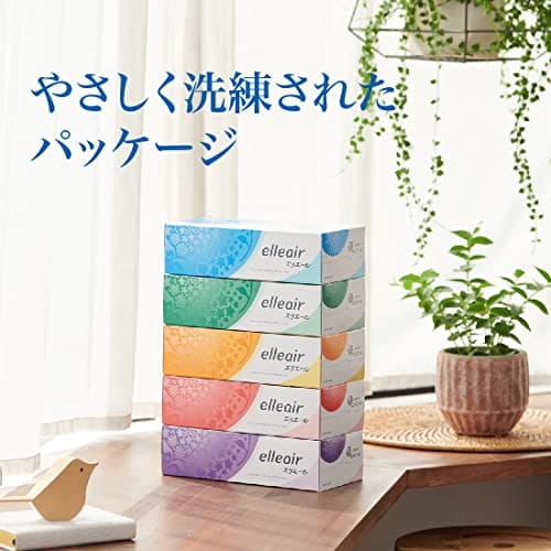 エリエールティシュー１８０Ｗ５Ｐ 容量5個 大王製紙 ティッシュ