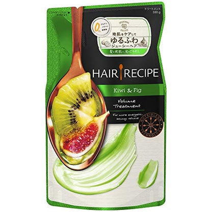 ヘアレシピキウイエンパワーボリュームレシピトリートメント　つめかえ 330G容量330G Ｐ＆Ｇ