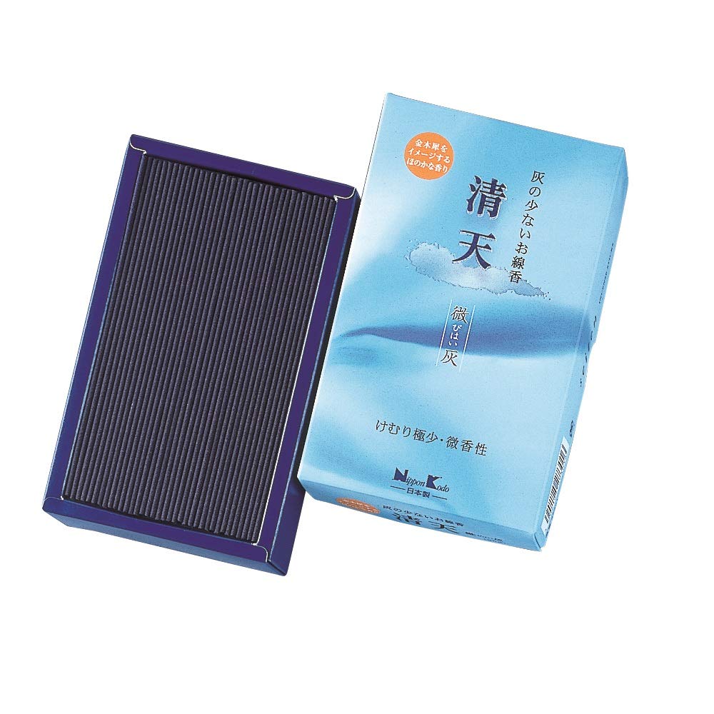 【まとめ買い】清天　微灰　大型バラ詰 容量200×5点セット 日本香堂 お線香