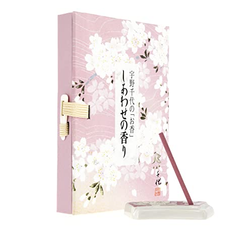 【まとめ買い】宇野千代　しあわせの香り　スティック３６本入　桜香立付 5点セット 日本香堂 お線香