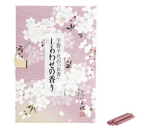 【まとめ買い】宇野千代　しあわせの香り　スティック３６本入　桜香立付 5点セット 日本香堂 お線香