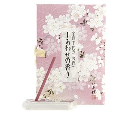 【まとめ買い】宇野千代　しあわせの香り　スティック３６本入　桜香立付 5点セット 日本香堂 お線香