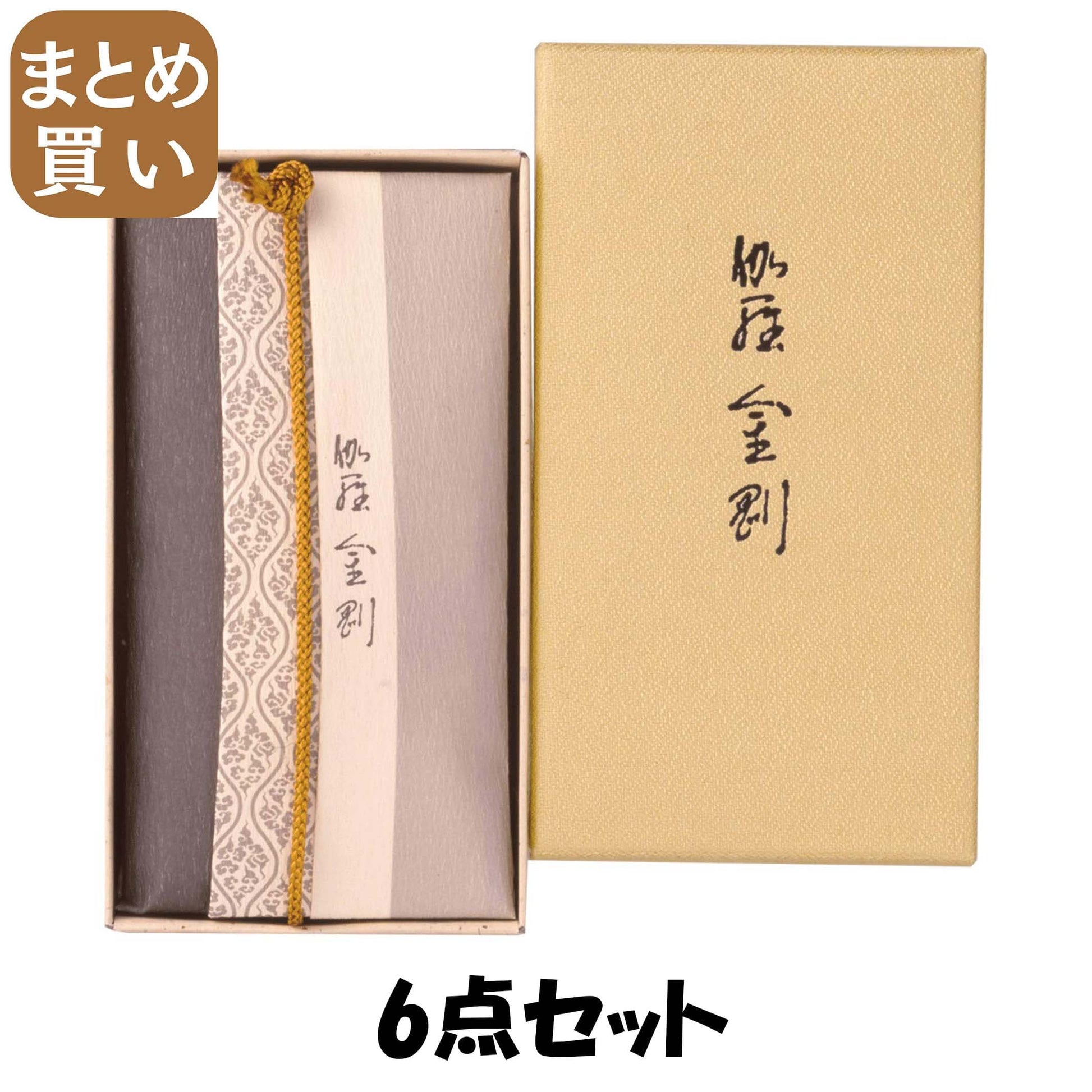 【まとめ買い】伽羅金剛　コーン２４個入 6点セット 日本香堂 お香