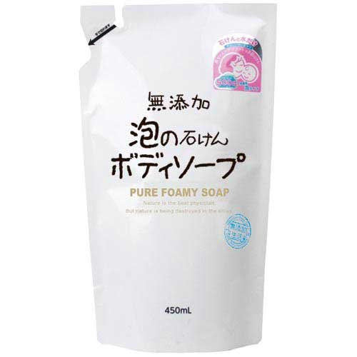 【まとめ買い】無添加泡のボディソープ詰替 容量450ML×16点セット マックス ボディソープ