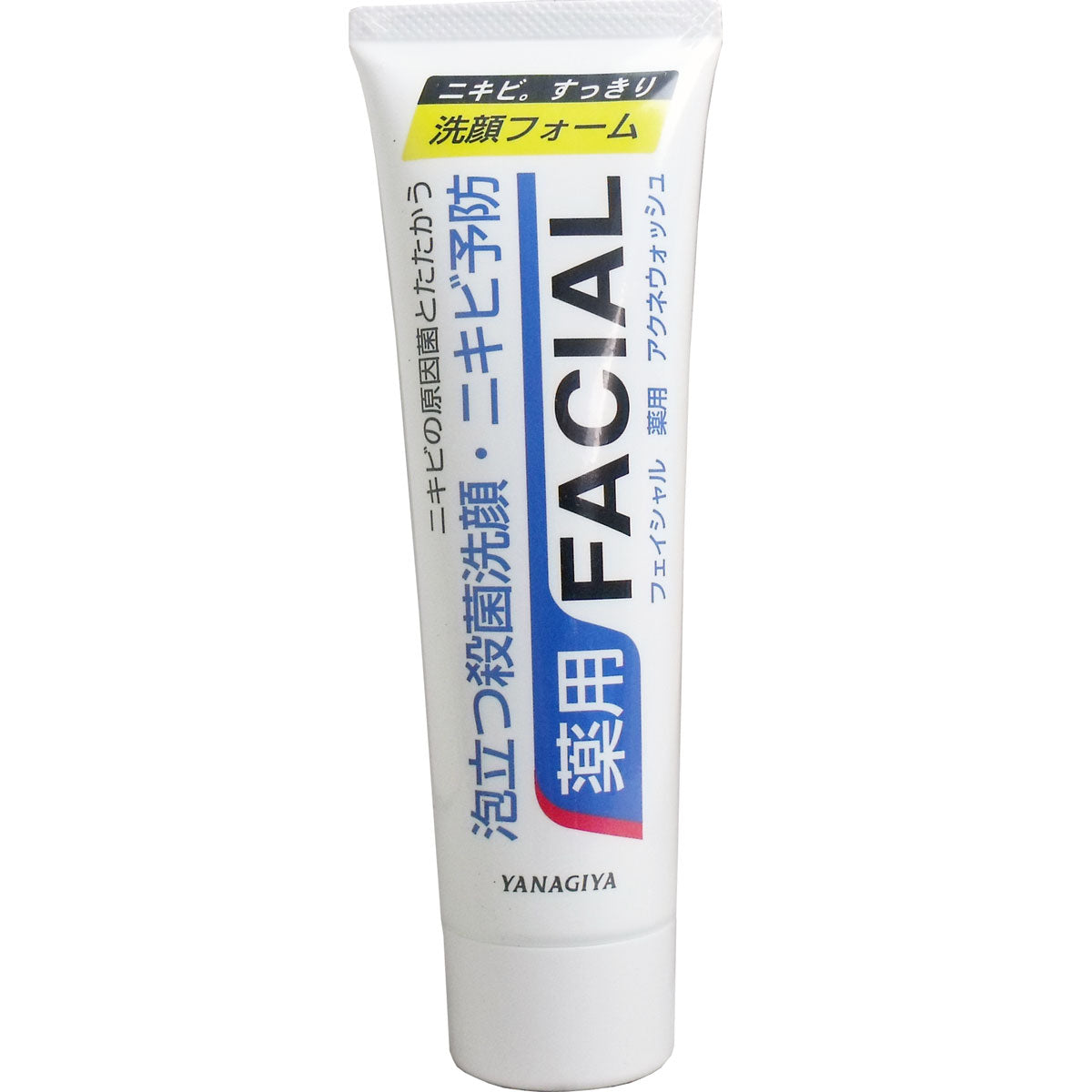 【まとめ買い】フェイシャル　薬用　アクネウォッシュ 容量140G×3点セット 柳屋本店 洗顔