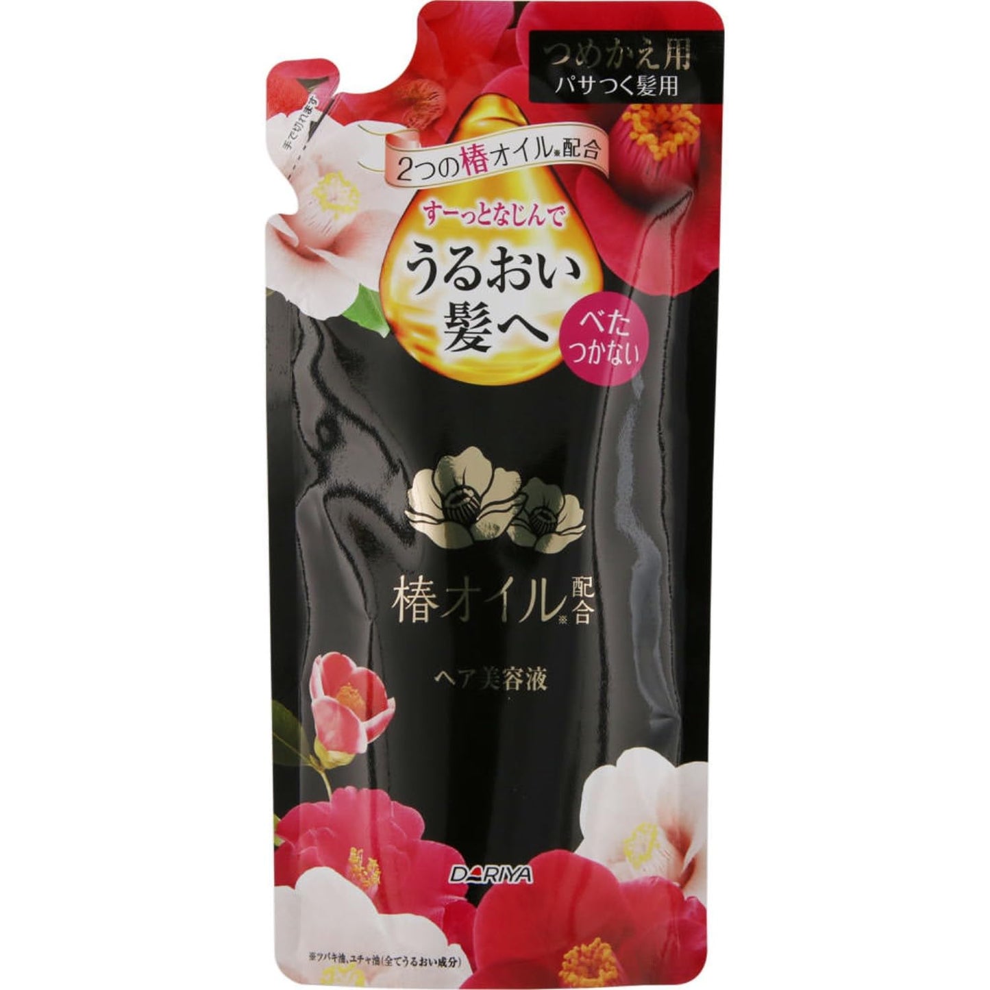 【まとめ買い】ダリヤ　椿オイル配合　ヘア美容液（つめかえ用） 容量90ML×24点セット ダリヤ 美容液