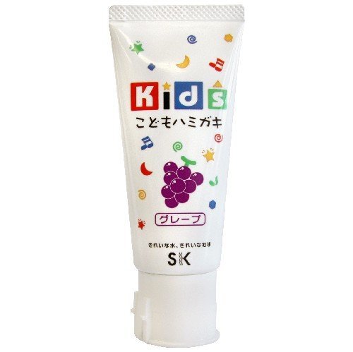 【まとめ買い】キッズハミガキ　グレープ 容量60G×24点セット エスケー石鹸 歯磨き
