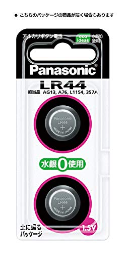 【まとめ買い】ＬＲ４４／２Ｐ　Ｎアルカリボタン電池 5点セット パナソニック 乾電池