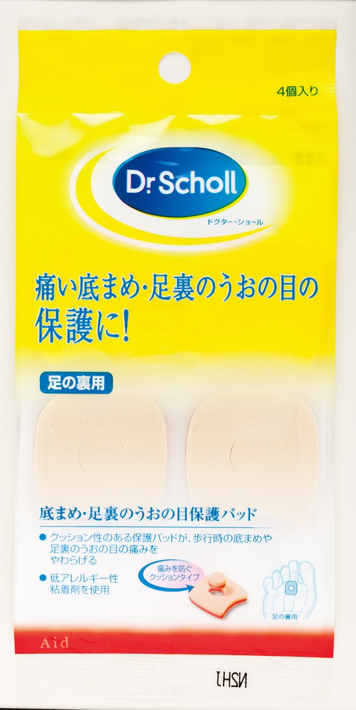 【まとめ買い】ドクター・ショール　底まめ保護パッド 容量4個×12点セット ショールズウェルネスカンパニー フットケア