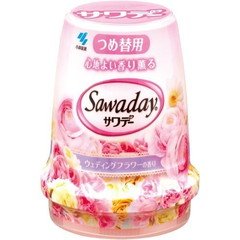【まとめ買い】サワデー　つめ替用　ウェディングフラワーの香り 容量140G×28点セット 小林製薬 芳香剤・トイレ用