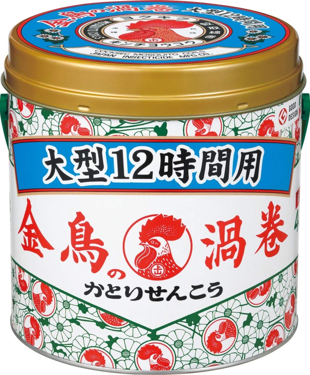 【まとめ買い】金鳥の渦巻　大型　１２時間用　４０巻　（缶） 容量40本×12点セット 大日本除虫菊（金鳥） 殺虫剤・ハエ・蚊