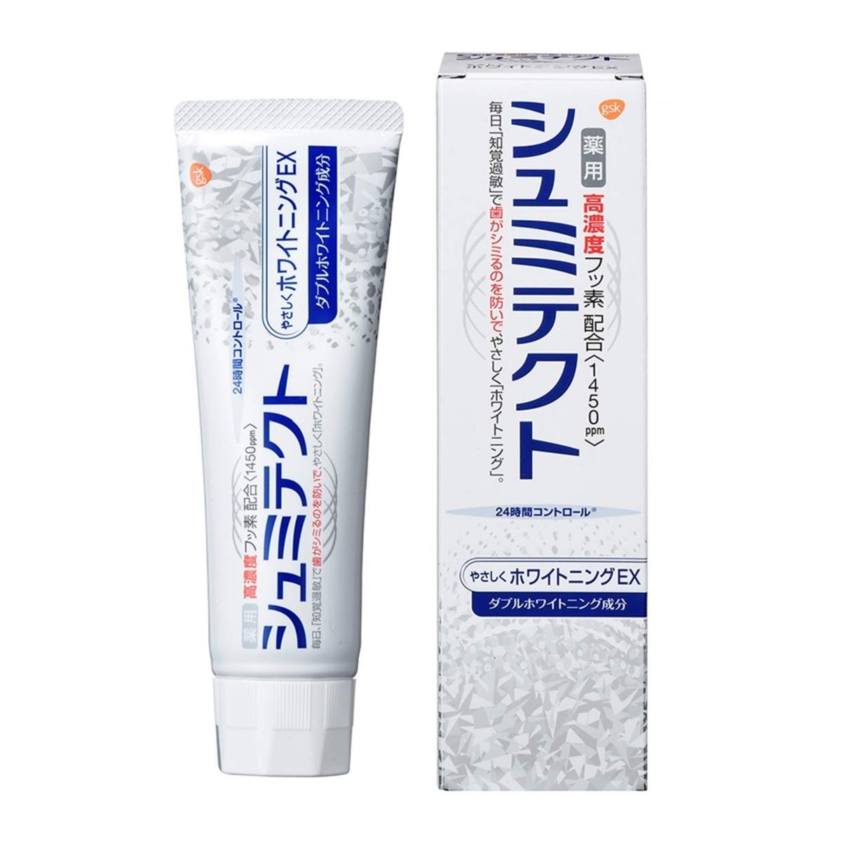 【まとめ買い】薬用シュミテクト　やさしくホワイトニングＥＸ〈１４５０ｐｐｍ〉　９０ｇ 容量90G×6点セット 歯磨き