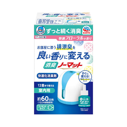 【まとめ買い】ヘルパータスケ 良い香りに変える 消臭ノーマット 快適フローラルの香り 容量1個×10点セット 芳香剤・部屋用