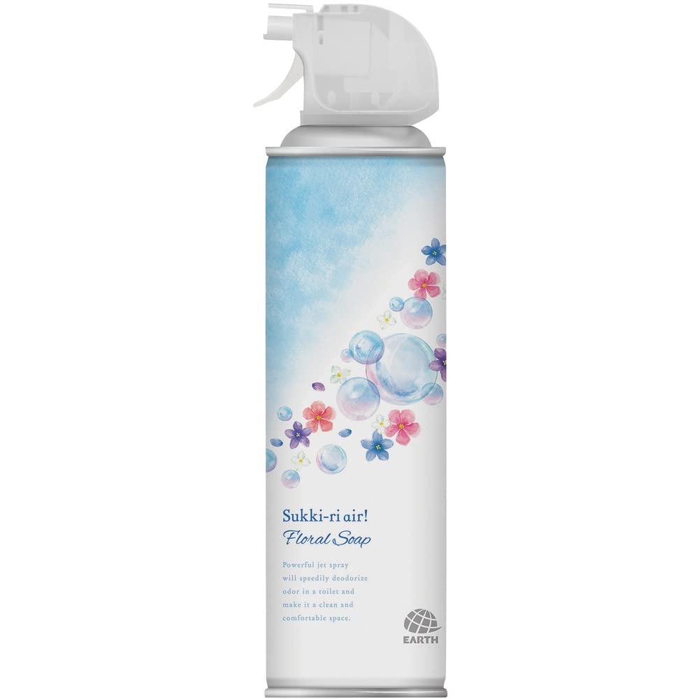 【まとめ買い】トイレのスッキーリエア！ Sukki－ri air！ フローラルソープの香り 容量350ML×20点セット 芳香剤・トイレ用