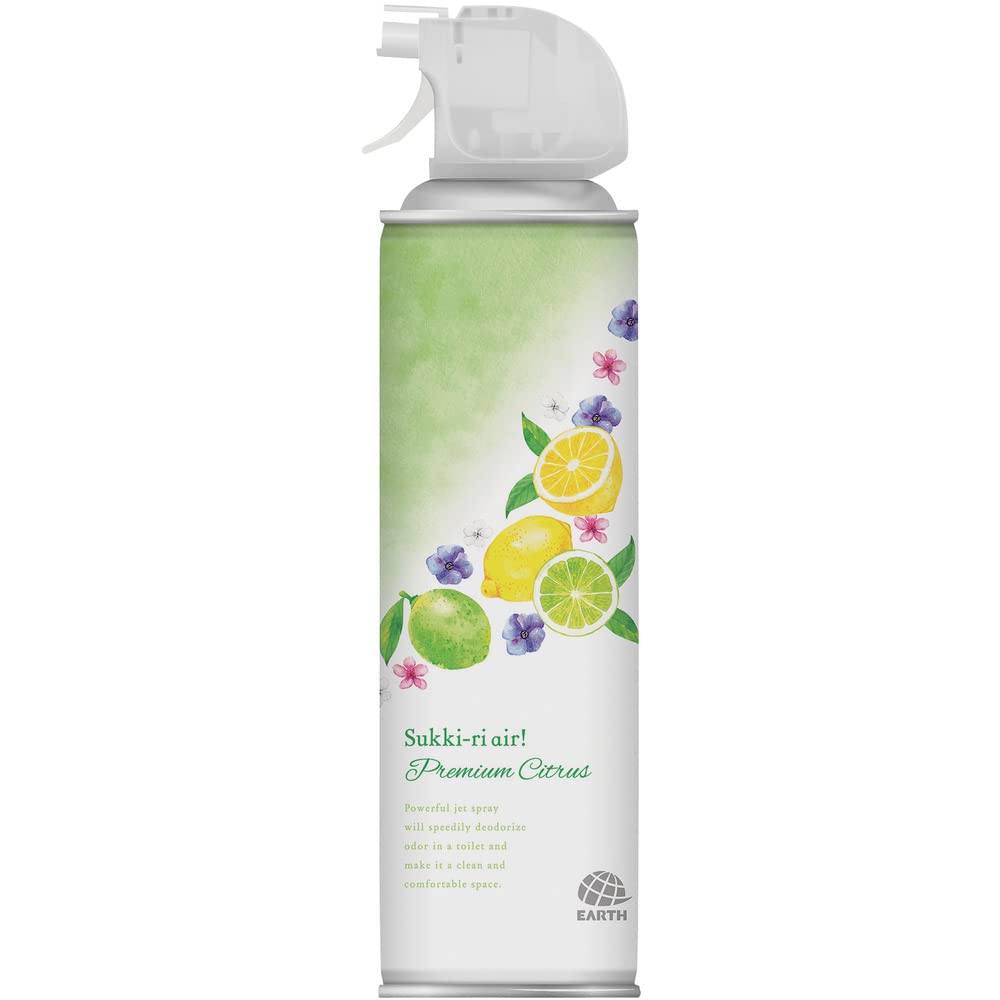 【まとめ買い】トイレのスッキーリエア！ Sukki－ri air！ プレミアムシトラスの香り 容量350ML×20点セット 芳香剤・トイレ用