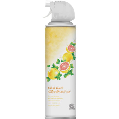【まとめ買い】トイレのスッキーリエア！ Sukki－ri air！ ミントグレープフルーツの香り 容量350ML×20点セット 芳香剤・トイレ用