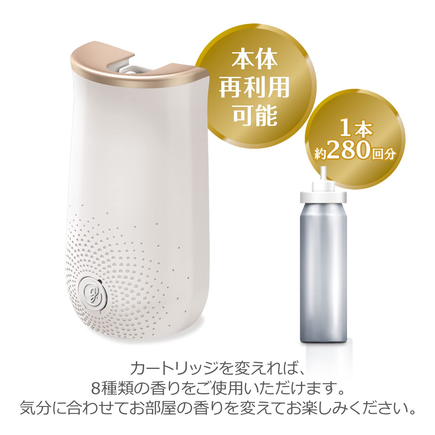 【まとめ買い】消臭センサー＆スプレー リフレッシュスプリング本体 容量18ML×6点セット ジョンソン 芳香剤・部屋用