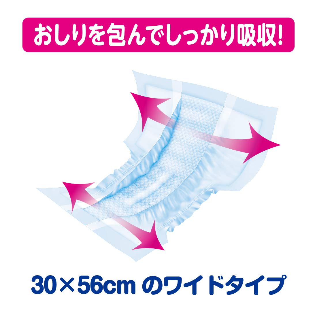 【まとめ買い】アテント 長時間モレ安心パッドワイドタイプ4回吸収 38枚 容量38ﾏｲ×4点セット 大王製紙 大人用オムツ