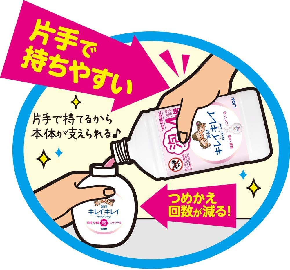 【まとめ買い】キレイキレイ　薬用泡ハンドソープ　詰替用特大サイズ　フローラルソープ 容量800ML×12点セット ハンドソープ