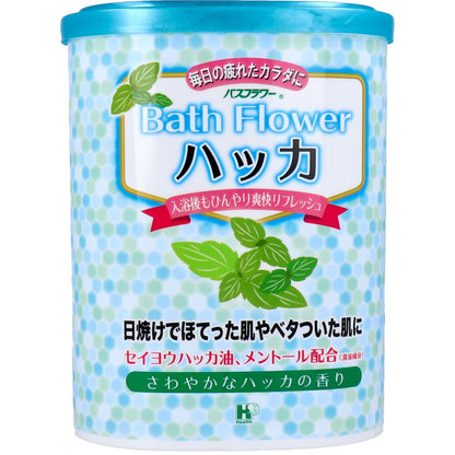【まとめ買い】バスフラワー ハッカ 容量680G×18点セット ヘルス 入浴剤
