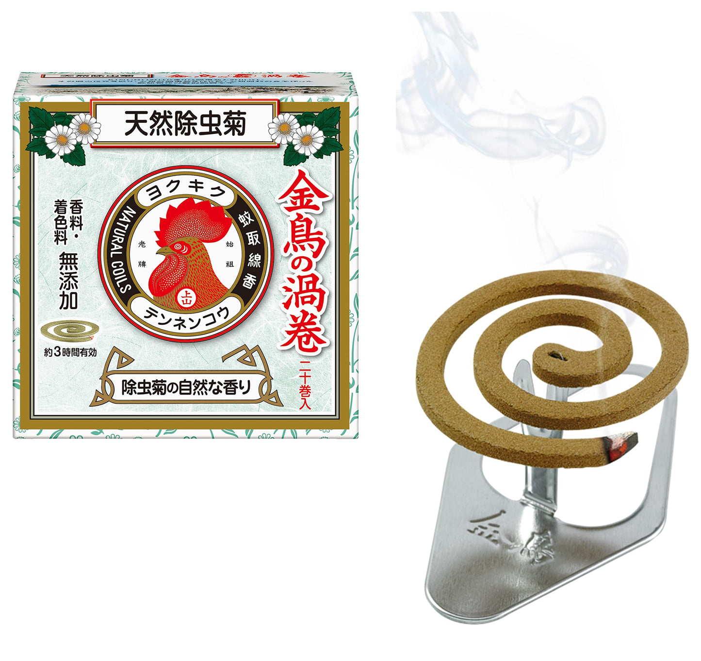 【まとめ買い】天然除虫菊金鳥の渦巻ミニサイズ 20巻 容量20個×24点セット 大日本除虫菊（金鳥） 殺虫剤・ハエ・蚊